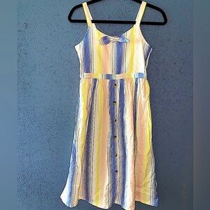 NWT Girl’s JESSICA SIMPSON Large Color Striped Dress